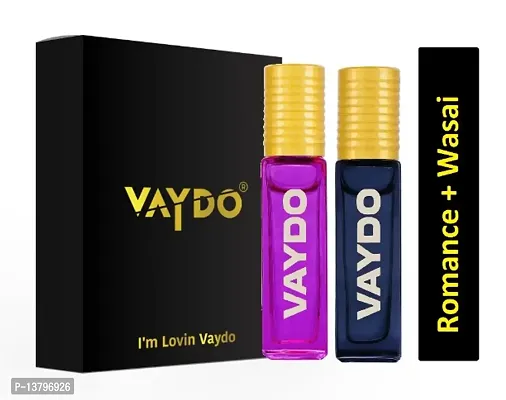 vaydo ROMANCE FRENCH + WASAI DUBAI SPECIAL Most Long Lasting Attar For Men, 16 ml Best natural undiluted New Attar-thumb0