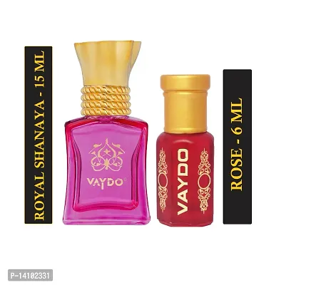 Buy vaydo Royal Shanaya rose Perfume Alcohol free 21 ML Attar