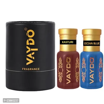 VAYDO new  Luxury Alcohol Free attar Roll-On Perfume Gift Set Floral Attar  combo pack of 2-thumb0