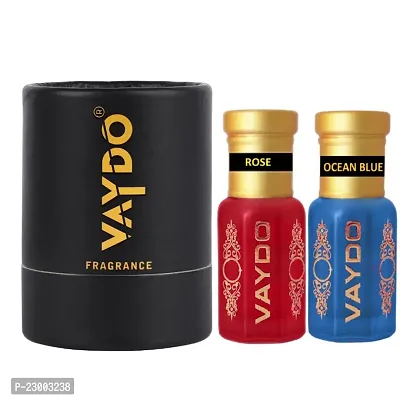 VAYDO new  Luxury Alcohol Free attar Roll-On Perfume Gift Set Floral Attar  combo pack of 2