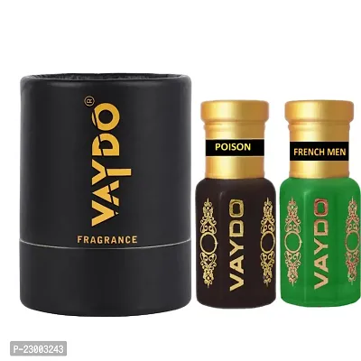 VAYDO new  Luxury Alcohol Free attar Roll-On Perfume Gift Set Floral Attar  combo pack of 2