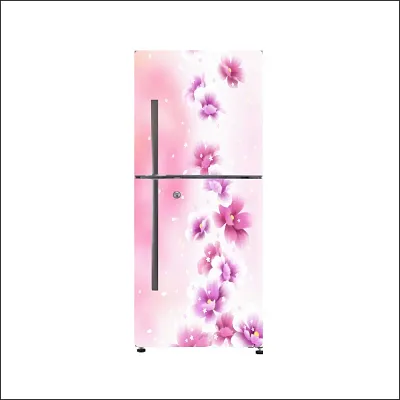 Archi Graphics Studio 61 cm Decorative large Double door Fridge wallPaper  Like Three light shining with Colour Yellwo Black and Blue shades PVC fridge  WallPaper  Removable Sticker Price in India 