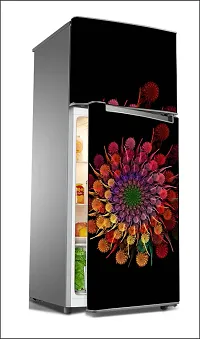 Blower Pattern Large Single Door Fridge Wallpaper And Decal Self Adhesive Fridge Wallpaer_Water Droplet Print-thumb1