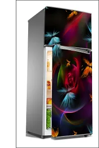 Poken language)Large Single Door Fridge Wallpaper And Decal Self Adhesive Fridge Wallpaer_Water Droplet Print-thumb1