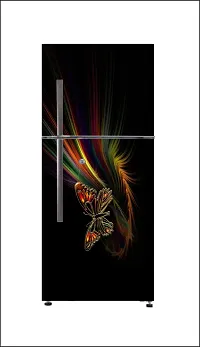 Butterfly Large Single Door Fridge Wallpaper And Decal Self Adhesive Fridge Wallpaer_Water Droplet Print-thumb1