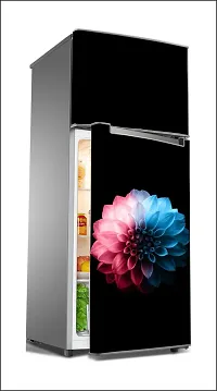 Black drakLarge Single Door Fridge Wallpaper And Decal Self Adhesive Fridge Wallpaer_Water Droplet Print-thumb1