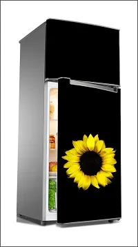 Abstract flower wallpaperLarge Single Door Fridge Wallpaper And Decal Self Adhesive Fridge Wallpaer_Water Droplet Print-thumb1