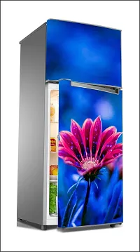 Flower dewLarge Single Door Fridge Wallpaper And Decal Self Adhesive Fridge Wallpaer_Water Droplet Print-thumb1