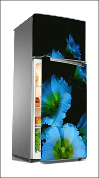 Flower wallpaperLarge Single Door Fridge Wallpaper And Decal Self Adhesive Fridge Wallpaer_Water Droplet Print-thumb1