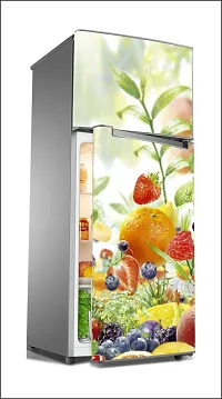 Fruit wallpaper Large Single Door Fridge Wallpaper And Decal Self Adhesive Fridge Wallpaer_Water Droplet Print-thumb1