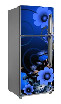 Abstract flower wallpaperLarge Single Door Fridge Wallpaper And Decal Self Adhesive Fridge Wallpaer_Water Droplet Print-thumb1