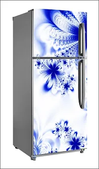 Abstract flower wallpaperLarge Single Door Fridge Wallpaper And Decal Self Adhesive Fridge Wallpaer_Water Droplet Print-thumb1