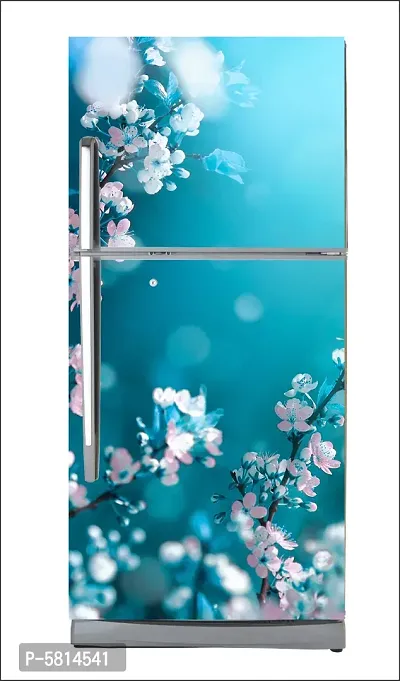 Decoration Designs 60 cm Flower Wallpaper Large Single Door Fridge Wallpaper  Decal Fridge Wallpaer_Water Droplet PrintFG096 Self Adhesive Sticker Price  in India - Buy Decoration Designs 60 cm Flower Wallpaper Large Single