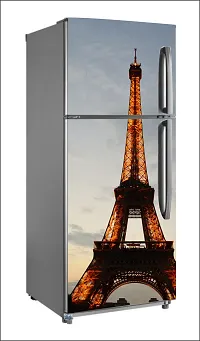 Eiffel towerLarge Single Door Fridge Wallpaper And Decal Self Adhesive Fridge Wallpaer_Water Droplet Print-thumb1