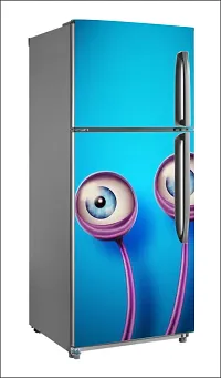 Blue cartoon snailLarge Single Door Fridge Wallpaper And Decal Self Adhesive Fridge Wallpaer_Water Droplet Print-thumb1