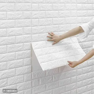 AVSAR 3D Brick Wallpaper for Walls Living Room PE Foam Wall Stickers DIY Decorative Wall Paper (70 x 77cm, Pack of 1)-thumb3