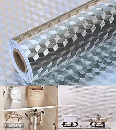 Self Adhesive Squares Pattern Wallpaper Bathroom Tiles Fireproof Oil Proof  Film | eBay