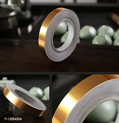 50 Meters Golden Tape, Self adessive | Tile stickers for flooring |tile decoration-thumb3