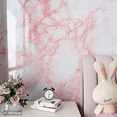 Pink Marble Wallpaper 60x200cm, 24x80 inch, 2 meter.-thumb3