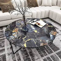 Black Gold Marble Wallpaper 60x200cm, 24x80 inch, 2 meter.-thumb3