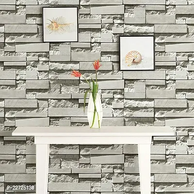 45X500CM, 522- 5 meter Stone Bricks Wallpapper, Sef-Adhesive, Structure Design Wallpaper.-thumb3