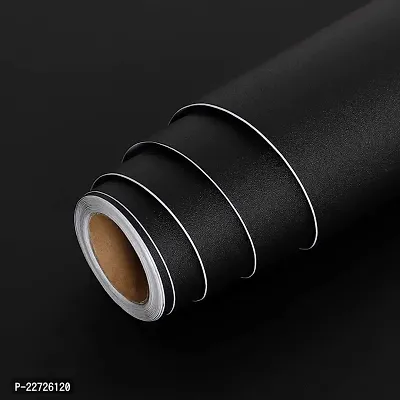 45X500CM, 520- 5 meter Mate Black Wallpapper, Sef-Adhesive, Structure Design Wallpaper.-thumb0