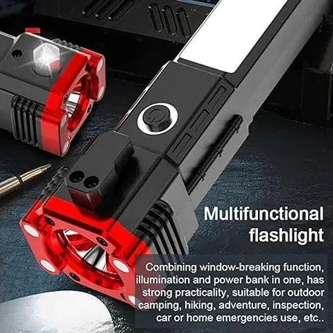 Smart Torch Light,LED  Rechargeable Torch Flashlight,Long Distance Beam Range Car Rescue Torch