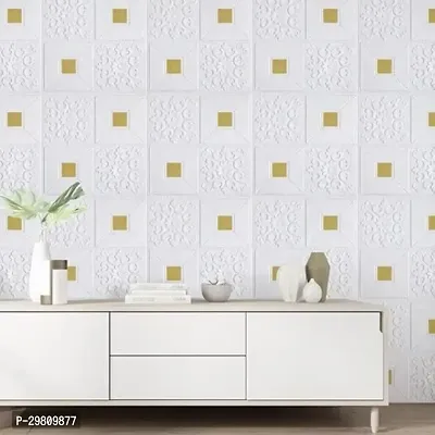 Decorative Medium Self Adhesive Wall Tile Wallpaper, 70x70cm-thumb2