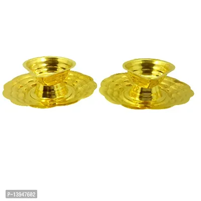 Subhekshana MetalsCrafts Brass  Metal  Festive lamp-  Brass Oil Lamp for Puja