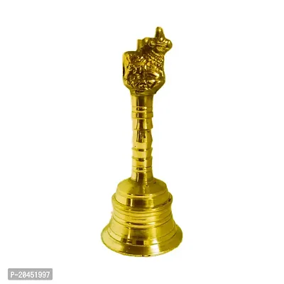 Subhekshana MetalsCrafts Brass Pooja Bell ndash; Ghant, Brass  Metal pooja Bell (4.8 Inchs Height)