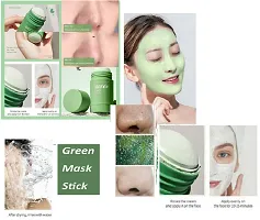 Green Tea Deep Cleaning Oil Control Moisturizing Hydrating Cream Stick Clay Mask Skin Care Face Mask-thumb3