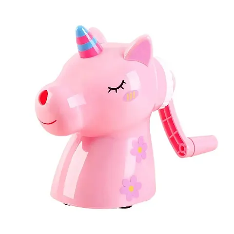 Colorful Unicorn Shaped Manual Single Pencil Sharpener