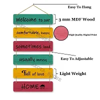 PARKOTA HOUSE Wooden Home Decor Items Wall Hangings For Home Bedroom Living Room Office-Multicolor Big Size Stylish Wooden Gift Items (Multi-3)-thumb3