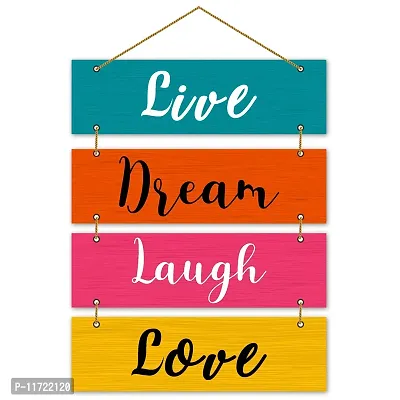 Parkota House Wall Hanging Decoration item for Living Room | Office | Home Decor | Gifts | Quotes Decor Item-Multicolor Set-4