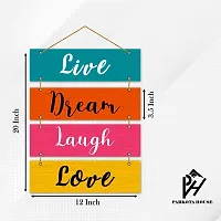 Parkota House Wall Hanging Decoration item for Living Room | Office | Home Decor | Gifts | Quotes Decor Item-Multicolor Set-4-thumb2