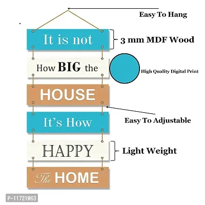 PARKOTA HOUSE Wooden Home Decor Items Wall Hangings For Home Bedroom Living Room Office-Multicolor Big Size Stylish Wooden Gift Items (Multi-10)-thumb2