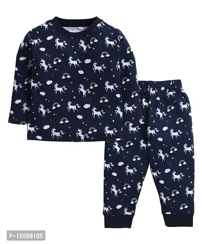 T shirt  Pajama PJ Pant Clothing Set for Infant Toddler Baby Boy Girl Kids-thumb0