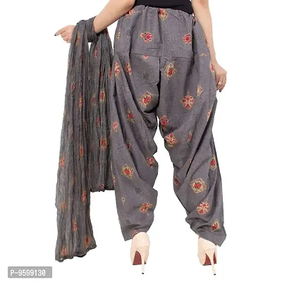 Women's Regular Printed Patiala with Dupatta (BCPPWD10_Pattern 10_Free Size)-thumb4