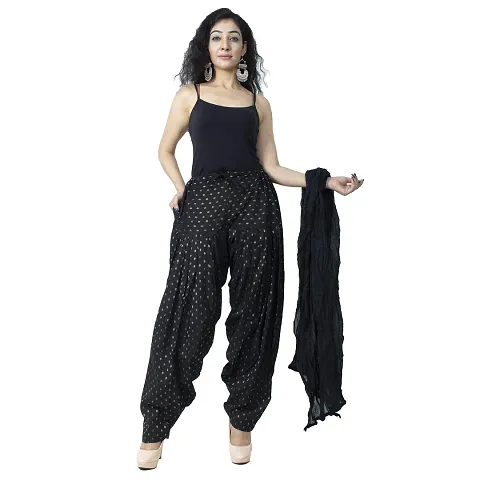 Women's Regular Patiala with Dupatta (BCPPWD46_Pattern 46_Free Size)