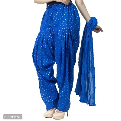 Women's Regular Printed Patiala with Dupatta (BCPPWD46_Pattern 46_Free Size)-thumb2