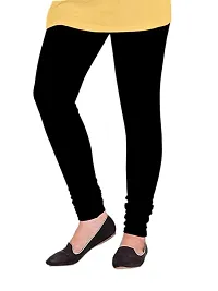 Milkyway Trends Pack of 3 Winter Wear Woolen/Thermal Leggings for Women  Girls ( Color:: Black, Beige  Brown )-thumb2