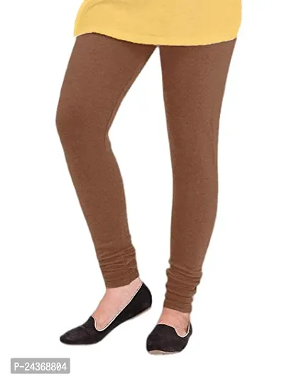 Milkyway Trends Pack of 3 Winter Wear Woolen/Thermal Leggings for Women  Girls ( Color:: Black, Beige  Brown )-thumb4