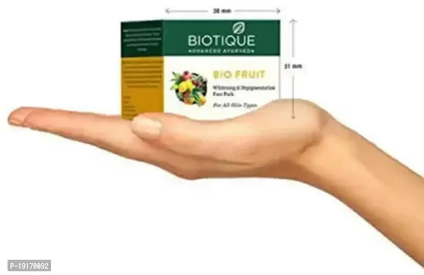 Biotique Bio Fruit Whitening And Depigmentation  Tan Removal Face Pack (1 ml)