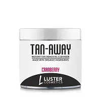 Luster Cosmetics TAN-AWAY Cranberry + Oxy Clear Instant Tan Removal Cleanser (Pack of 2-100ml each).-thumb1