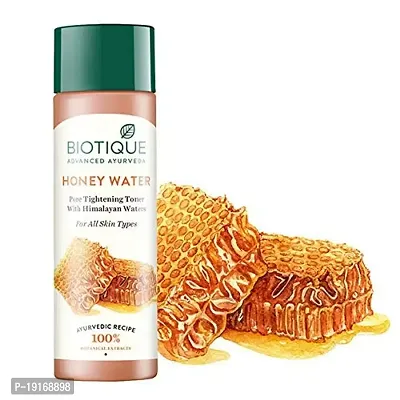 Biotique Honey Water Pore Tightening Toner, 120ml (Pack Of 2)-thumb2