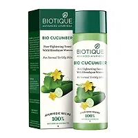 Biotique Bio Cucumber Pore Tightening Toner, 120ml (Pack of 2)-thumb1