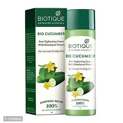 Biotique Bio Cucumber Pore Tightening Toner, 120ml (Pack of 2)-thumb2