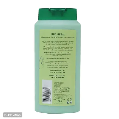 Biotique FRESH Neem Anti Dandruff Shampoo and Conditioner, 340ml-thumb4