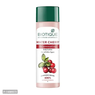 Biotique Bio Winter Cherry Lightening And Rejuvenating Body NourisherLotion - 190ml