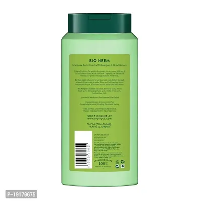 Biotique FRESH Neem Anti Dandruff Shampoo and Conditioner, 340ml-thumb2